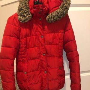Red Abercrombie and Fitch Jacket